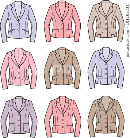 Set of womans business suit jackets. 101168331