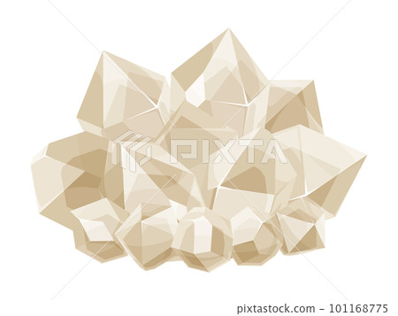 Gemstone illustration_smoky quartz 101168775