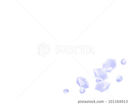 Beautiful jewel frame_white - Stock Illustration [101168913] - PIXTA
