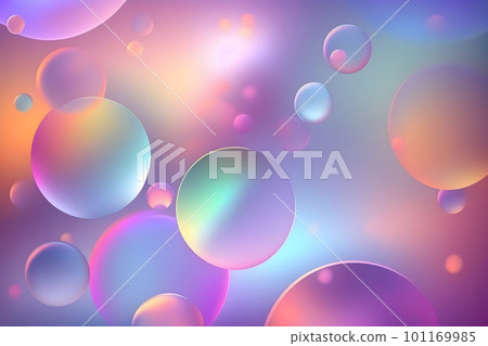 Wallpaper background with floating bubbles Wallpaper background with floating bubbles 101169985