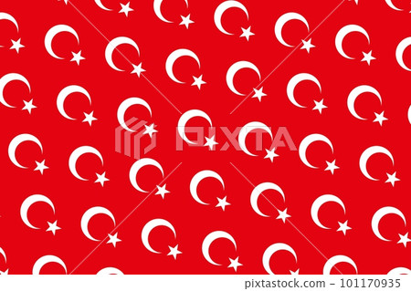 Geometric pattern in the colors of the national flag of Turkey. The colors of Turkey. Geometric pattern in the colors of the national flag of Turkey. The colors of Turkey. 101170935