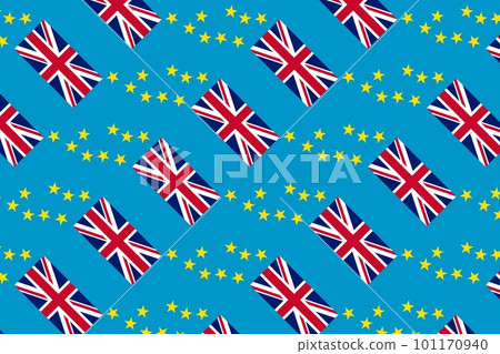 Geometric pattern in the colors of the national flag of Tuvalu. The colors of Tuvalu. Geometric pattern in the colors of the national flag of Tuvalu. The colors of Tuvalu. 101170940