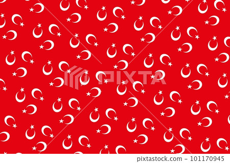 Geometric pattern in the colors of the national flag of Turkey. The colors of Turkey. Geometric pattern in the colors of the national flag of Turkey. The colors of Turkey. 101170945