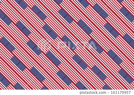 Geometric pattern in the colors of the national flag of U.S. The colors of U.S. Geometric pattern in the colors of the national flag of U.S. The colors of U.S. 101170957
