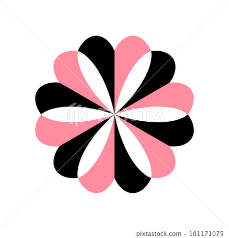 Abstract Flower Icon. Element for Design. Vector Art. 101171075
