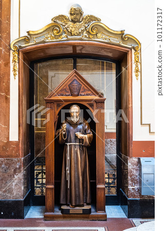 Interior of Catedral Metropolitana of Buenos Aires, Argentina, an attraction in plaza de Mayo, Buenos Aires 101172317