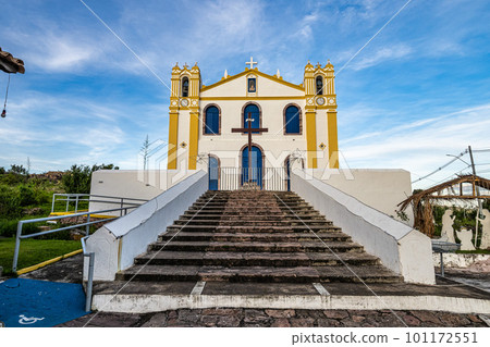 The Mother Church of Santa Isabel in the Mucuge village, Chapada Diamantina, Bahia, Brazil. The Mother Church of Santa Isabel in the Mucuge village, Chapada Diamantina, Bahia, Brazil. 101172551