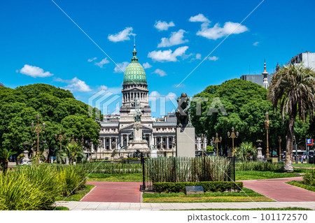 The Palace of the Argentine National Congress, Palacio del Congreso in Buenos Aires, Argentina The Palace of the Argentine National Congress, Palacio del Congreso in Buenos Aires, Argentina 101172570