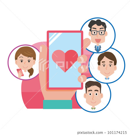 Matching app image illustration 101174215