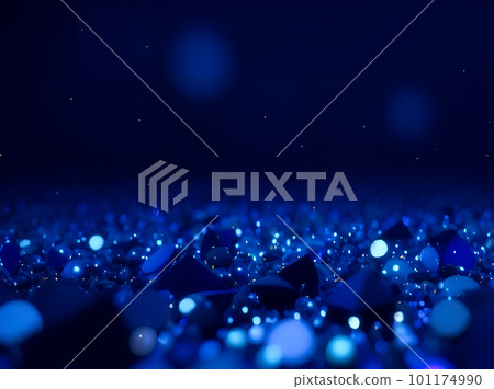 abstract background geometric with polygon line and dots for Science and business technology 101174990
