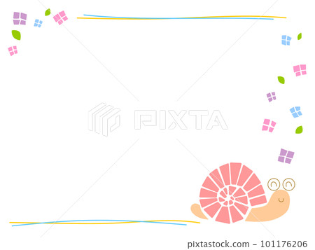 cute snail frame 101176206