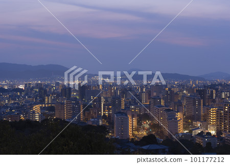 Night view of Fukuoka from Minami Park West Observatory Night view of Fukuoka from Minami Park West Observatory 101177212