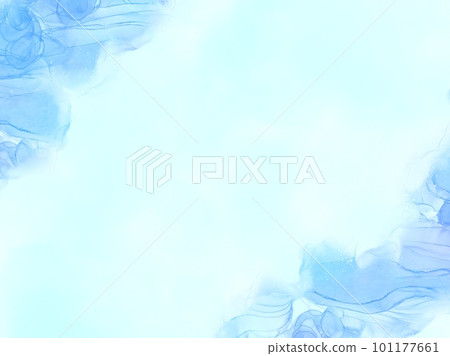 淺藍色水彩紋理背景 淺藍色水彩紋理背景 101177661