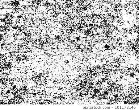 Black and white grunge. Distress overlay texture. Abstract surface dust and rough dirty wall background concept. Distress illustration simply place over object to create grunge effect. Vector EPS10. Black and white grunge. Distress overlay texture. Abstract surface dust and rough dirty wall background concept. Distress illustration simply place over object to create grunge effect. Vector EPS10. 101178146