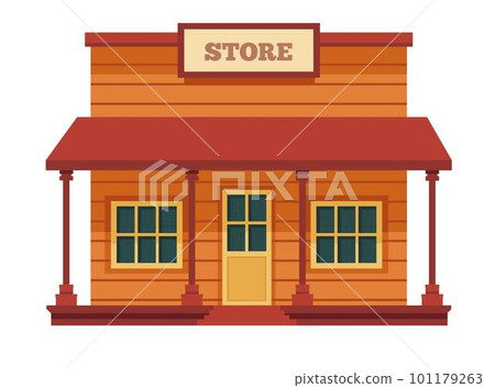 West architecture building, store construction 101179263