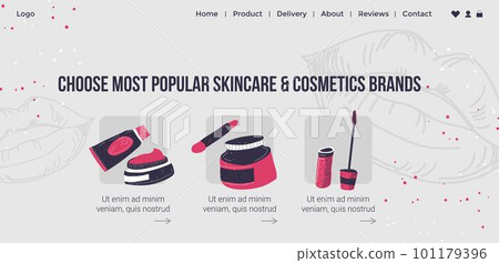 Choose most popular skincare and cosmetics brand Choose most popular skincare and cosmetics brand 101179396
