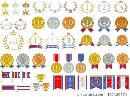 A set of medals that can be used for ranking A set of medals that can be used for ranking 101180274