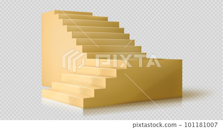 Realistic yellow staircase interior design element Realistic yellow staircase interior design element 101181007
