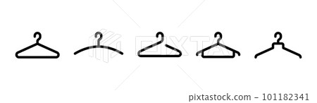 hanger icon set 101182341