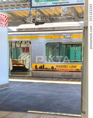 empty train and platform empty train and platform 101183283