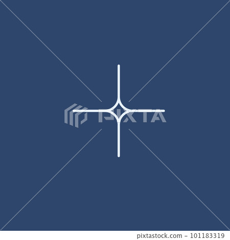 Star element, shine star or aim icon. Stock vector illustration isolated on white background. Star element, shine star or aim icon. Stock vector illustration isolated on white background. 101183319