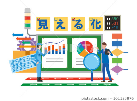 製造業可視化的形像說明 101183976