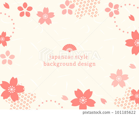 櫻花圖案模板 101185622