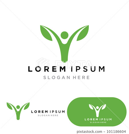 People leaf go green logo 101186604
