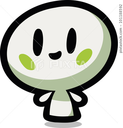 cute kawaii white ghost isolated over white cute kawaii white ghost isolated over white 101188592