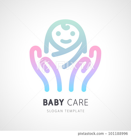 Baby Care Symbol Template 101188996