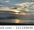 Summer Sunset over the sea 101189696