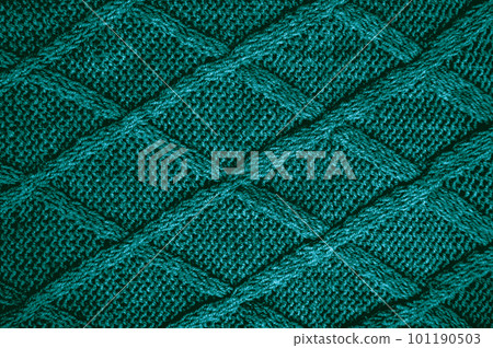 Organic knitting material with macro weave threads. Organic knitting material with macro weave threads. 101190503