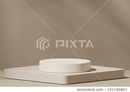 Scene with a podium for product presentation, 3d rendering Scene with a podium for product presentation, 3d rendering 101190863