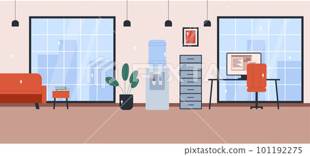 Shining room after disinfection flat style, vector illustration Shining room after disinfection flat style, vector illustration 101192275