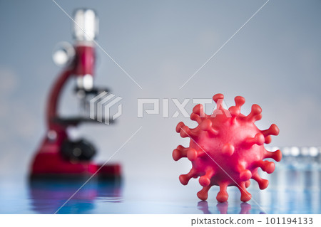 Pandemic medical health risk concept, corona virus Pandemic medical health risk concept, corona virus 101194133