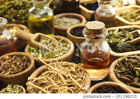 herb, oil, herbal 101196223