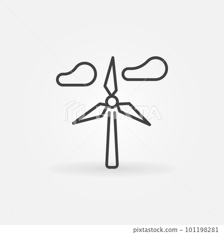 Wind generator icon Wind generator icon 101198281