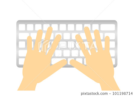 Hit the keyboard 101198714