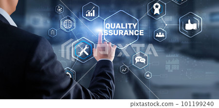 Quality Assurance ISO DIN Service Guarantee Standard Retail Concept Quality Assurance ISO DIN Service Guarantee Standard Retail Concept 101199240
