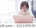 使用計算機的資深婦女 101199539