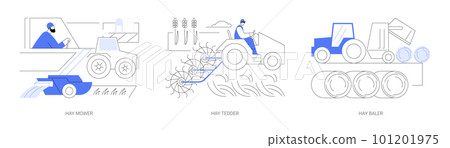 Efficient agronomic abstract concept vector illustrations. Efficient agronomic abstract concept vector illustrations. 101201975