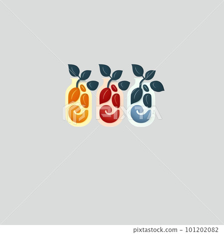 Cold summer cocktails, ice tea or mocktail drinks 101202082