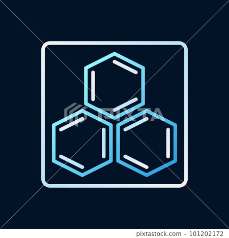 Chemical Element vector outline concept colorful icon Chemical Element vector outline concept colorful icon 101202172