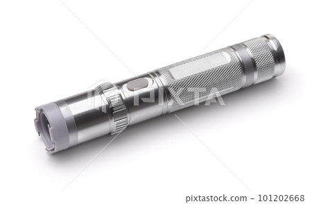 Silver metal led flashlight 101202668