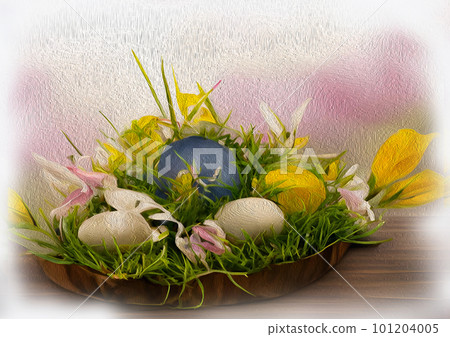 spring easter card 101204005