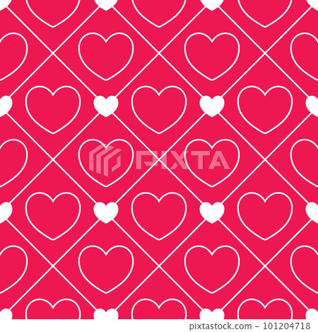Seamless hearts pattern Seamless hearts pattern 101204718