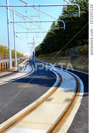 "Transport Future City Utsunomiya" has been constructed and is waiting for its opening... Haga-Utsunomiya LRT "Transport Future City Utsunomiya" has been constructed and is waiting for its opening... Haga-Utsunomiya LRT 101205138