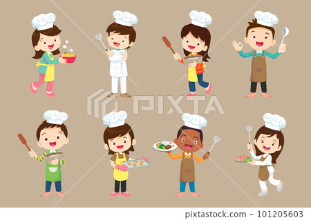cute little chef Character set 007 101205603