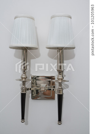 Wall lamp on white 101205963
