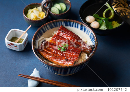 Japanese eel bowl 101207542